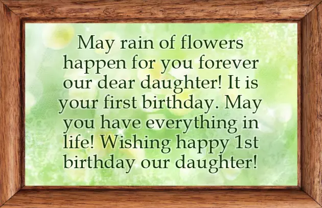 1St Birthday Wishes For Baby Girl From Father 1St Birthday Wishes For Baby Girl From Father