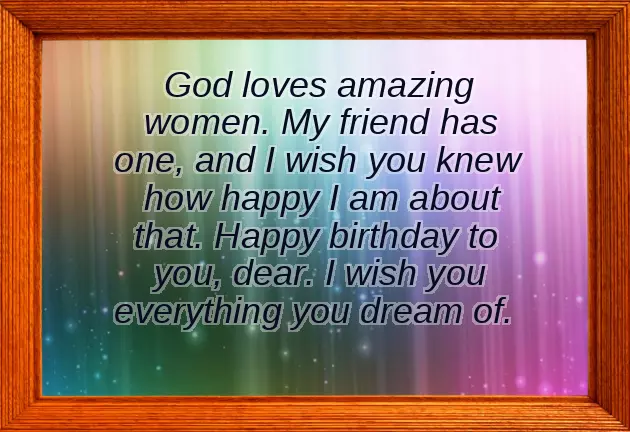 Birthday Wish For Friend Girlfriend