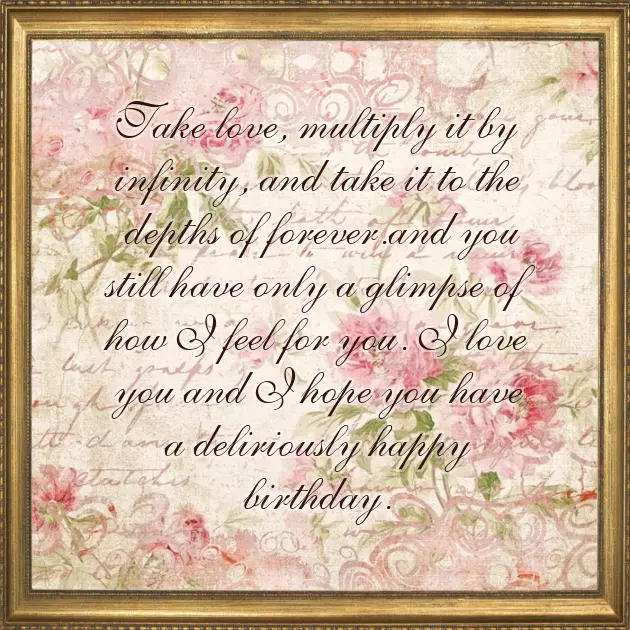 Words For Hubby Birthday