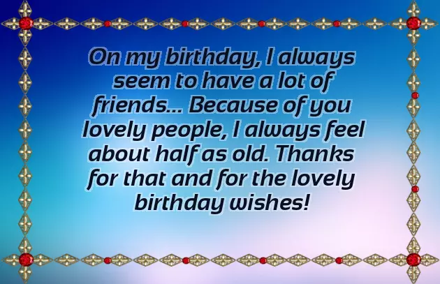 Appreciation For Birthday Wishes Appreciation For Birthday Wishes