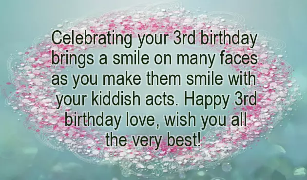 Birthday Quotes For 1 Year Baby Girl