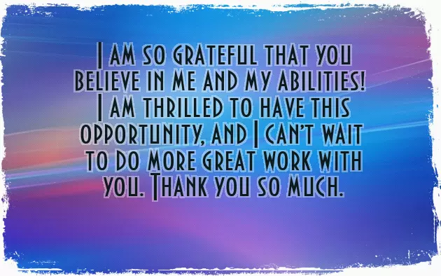 Promotion Wishes To Senior