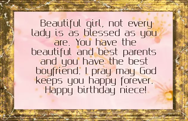 Birthday Wishes For My Niece