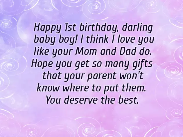 Friend Baby Birthday Wishes