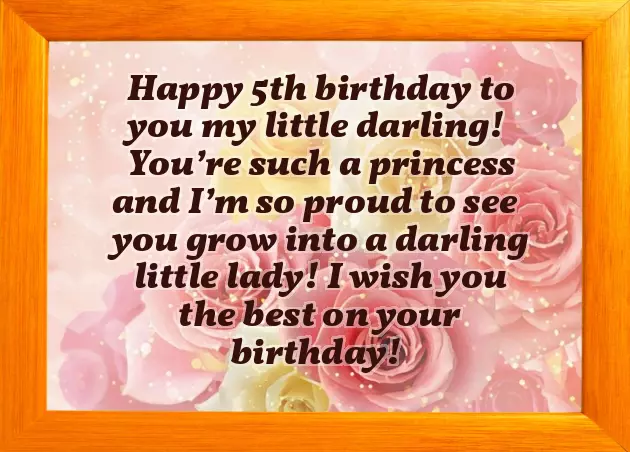 Happy Birthday 5Th Girl Happy Birthday 5Th Girl