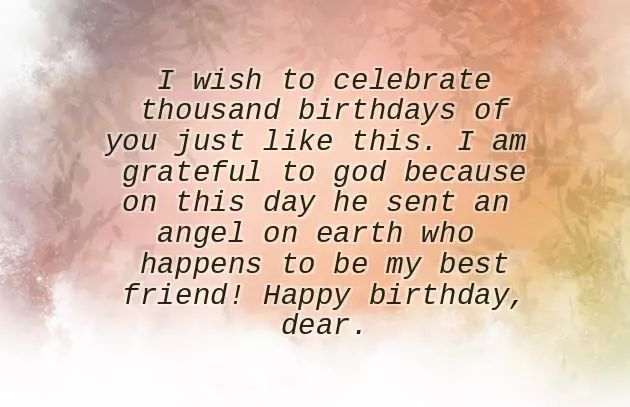 Best Words For Best Friend Birthday