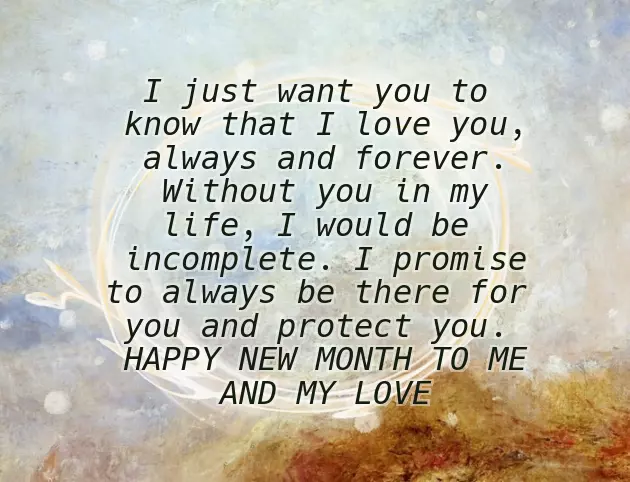 New Month Message To Lover