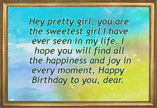 Happy Birthday Wishes Cute Girl Happy Birthday Wishes Cute Girl