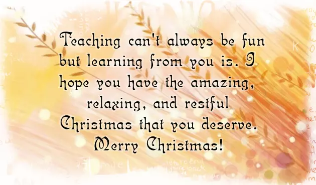 Christmas Wishes For A Teachers Christmas Wishes For A Teachers