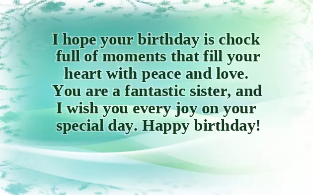 Little Sister Birthday Caption