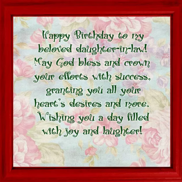 Happy Birthday Daughter In Law To Be Happy Birthday Daughter In Law To Be