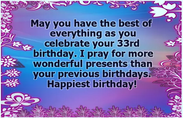 Happy 33Rd Birthday Daughter Happy 33Rd Birthday Daughter