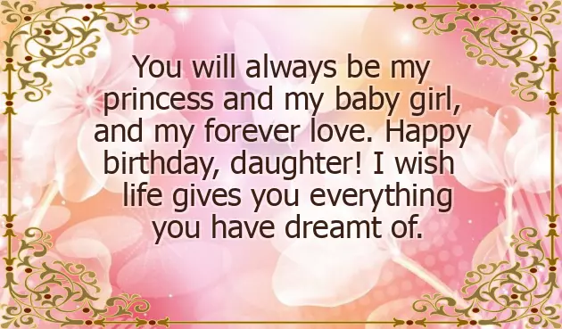 Thank You Quotes For Birthday Wishes For My Daughter