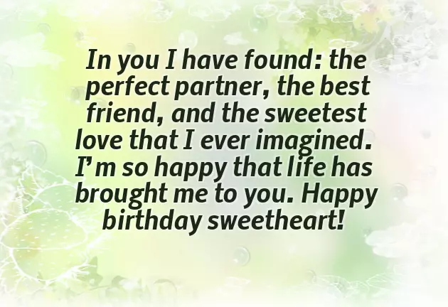 Happy Birthday From Wife