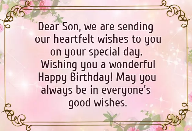 Free Birthday Greetings For Son Free Birthday Greetings For Son