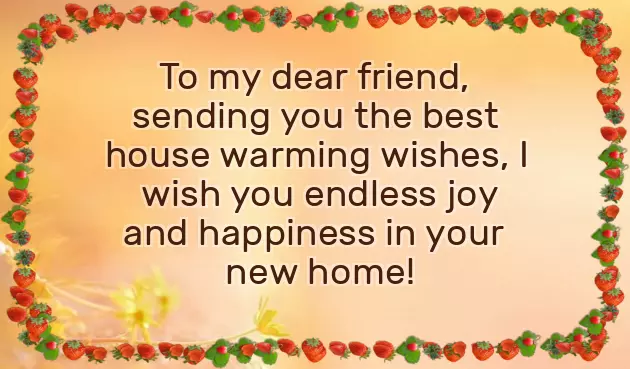 Wishes On New House Warming