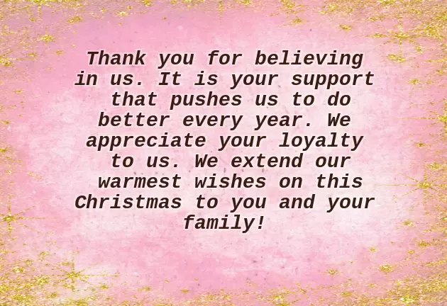 Thank You For Your Christmas Wishes Thank You For Your Christmas Wishes