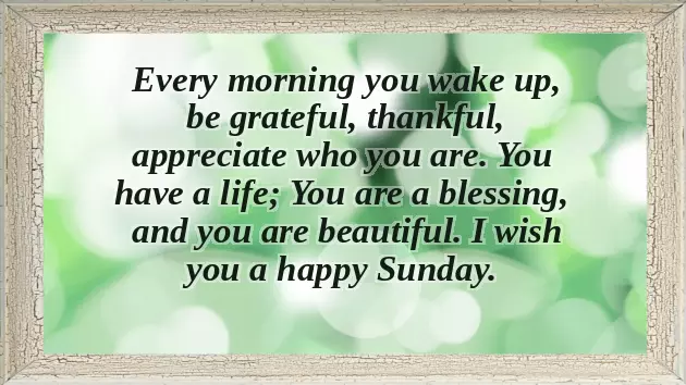 Sunday Good Morning Wishes