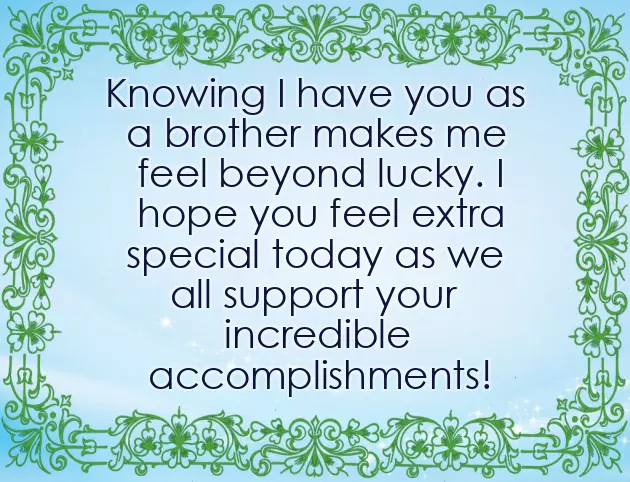 Personal Graduation Message