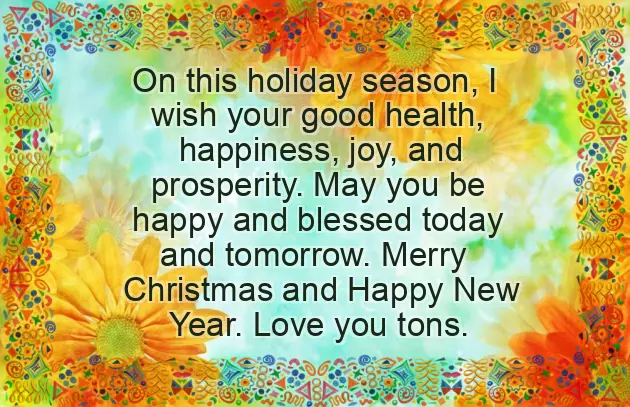 Happy New Year Wish You And Your Family Health