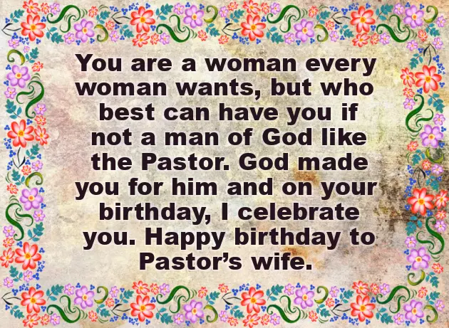 Birthday Wish For Pastors Wife