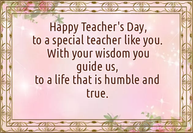 Poem For Teachers Day Celebration