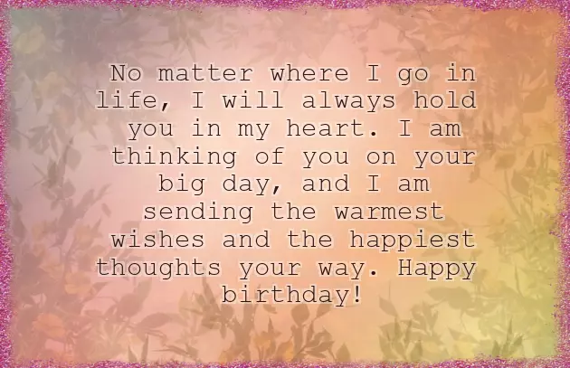 Birthday Wishes Special Words