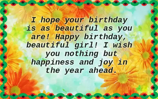 Happy Birthday To Girlfriend Wishes