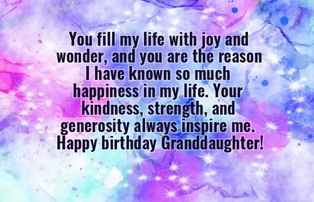 Birthday Wishes For A 9 Year Old Granddaughter