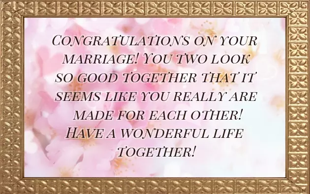 For New Couple Wishes