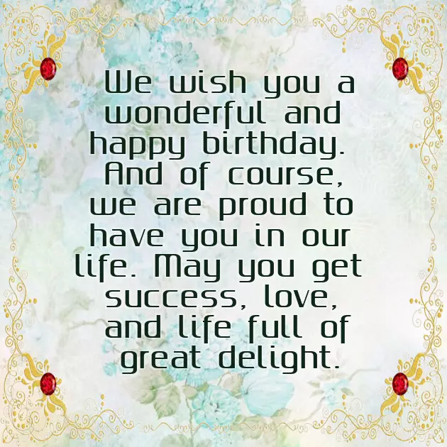 Birthday Wishes To My Son In Law