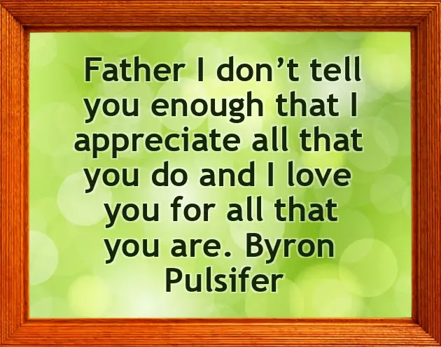 Inspiring Fathers Day Message