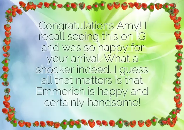 Congrats On Baby Birth Congrats On Baby Birth