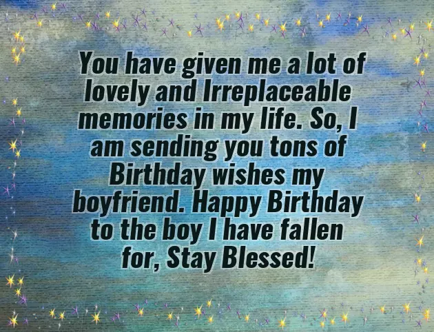 Best Wishes For Boyfriend On His Birthday