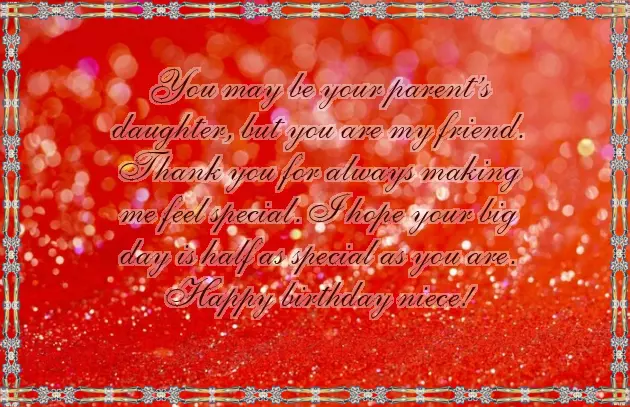 Happy Birthday Wishes To A Beautiful Niece