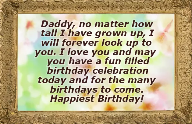 Wish Happy Birthday Papa