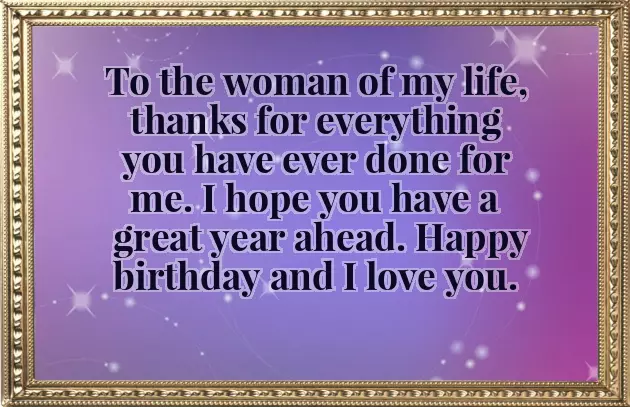 Unique Happy Birthday Wishes For Wife