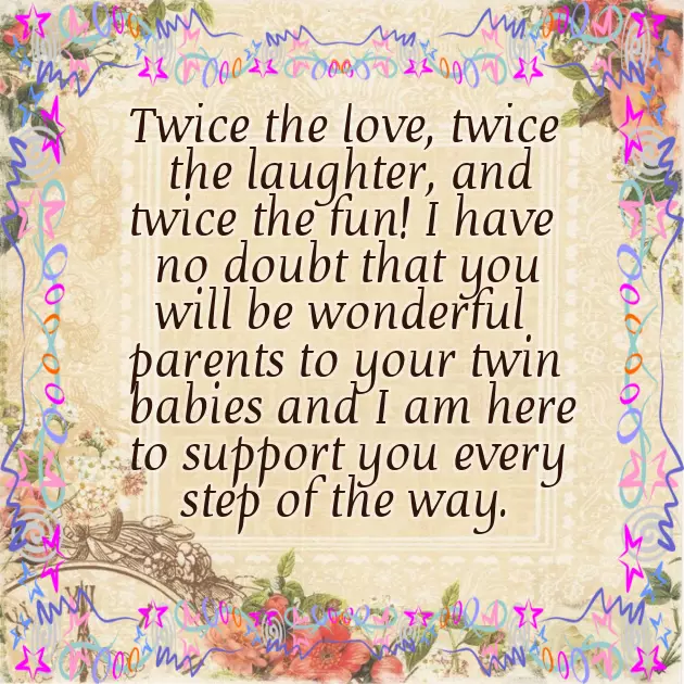 Congratulations For Baby Twins