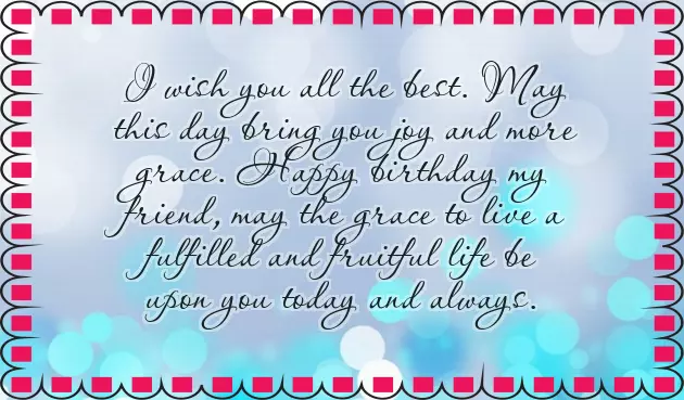 Birthday Religious Wishes For Sister