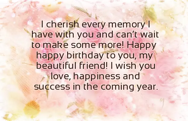 Happy Birthday For A Female Friend