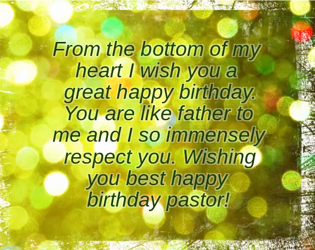Birthday Wishes To Pastor Birthday Wishes To Pastor