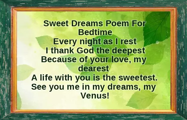 Good Night Poem For Her Long Distance