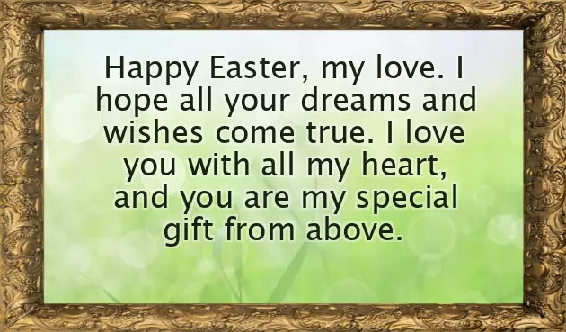 Easter Message To Husband