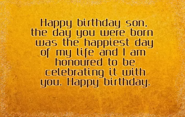 Birthday Wishes A Son