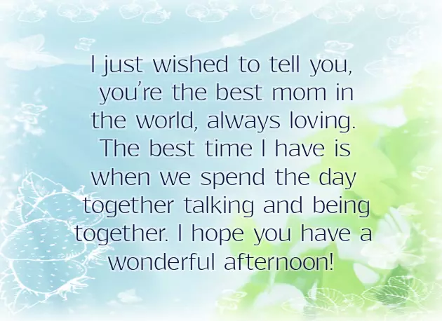 Good Afternoon Love Text Message