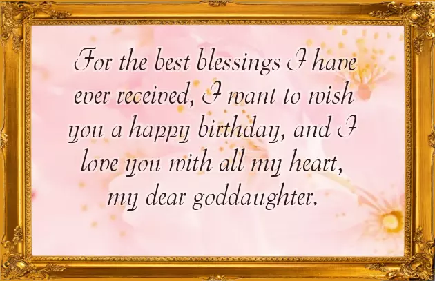 Happy Birthday Goddaughter Happy Birthday Goddaughter