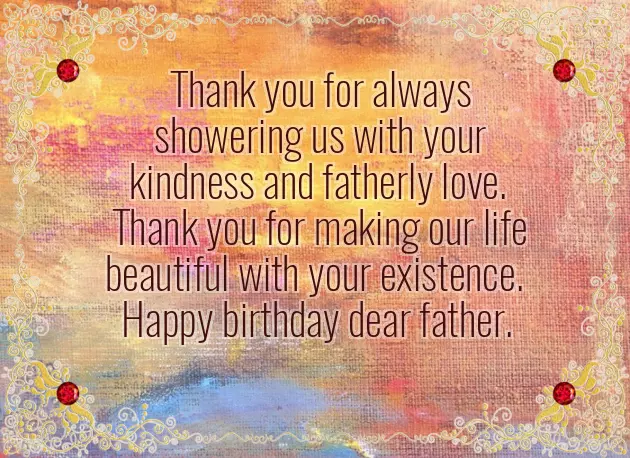 Happy Birthday Dear Daddy
