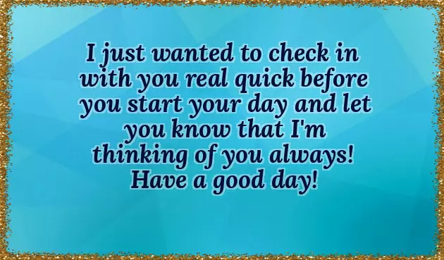 Good Morning Message To My Love Of My Life