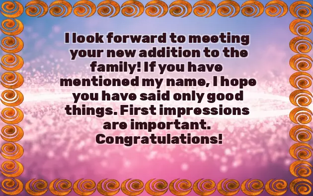 Congratulating A New Father Congratulating A New Father