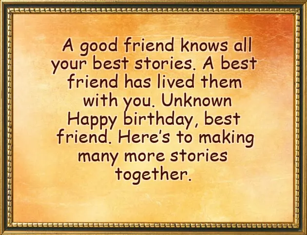 Birthday Quotation For Best Friend